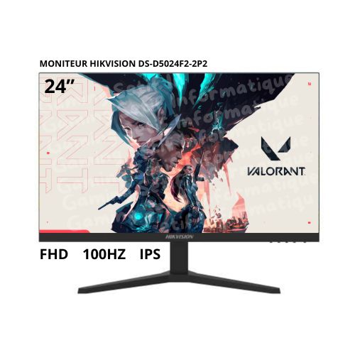 MONITEUR HIKVISION DS-D5024F2-2P2 100HZ IPS 24 POUCE FHD